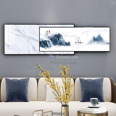 File ảnh Tranh treo pha lê gương FT78513 (gốc) in PP, decal
