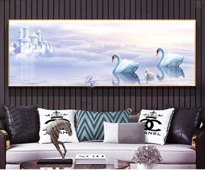 File tranh Tranh treo pha lê gương FT78572 (gốc) chủ đề thành phố