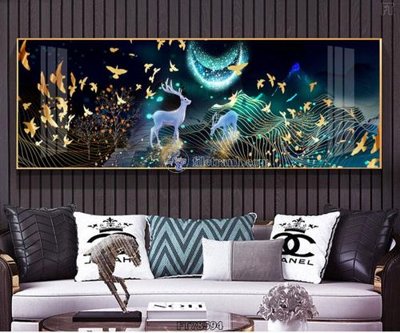 Download file gốc Tranh treo pha lê gương FT78594 (in lụa) nghệ thuật