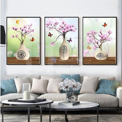 Download file tranh Tranh treo pha lê gương FT78607 (file gốc PSD)