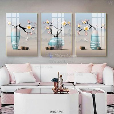 File ảnh Tranh treo pha lê gương FT78621 (gốc) cho trang trí nội thất