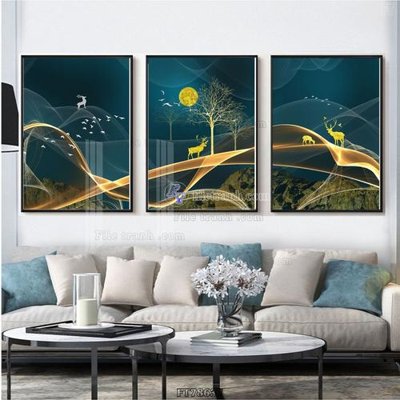 File in trần Tranh treo pha lê gương FT78637 (bản gốc) trời sao