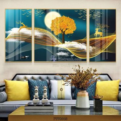 File tranh Tranh treo pha lê gương FT78643 (ảnh gốc) độ nét vượt trội