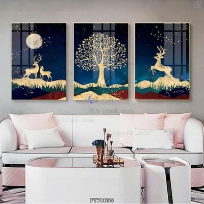 Download file tranh Tranh treo pha lê gương FT78655 (file gốc PSD)