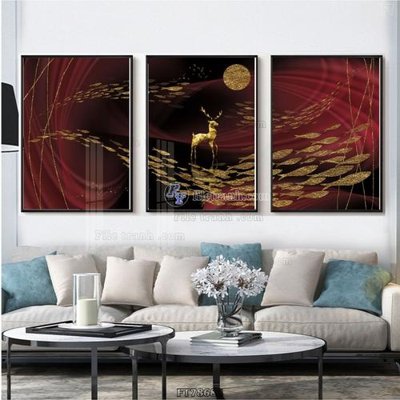 File in trần Tranh treo pha lê gương FT78683 (bản gốc) 5D