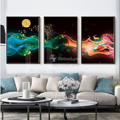 File ảnh Tranh treo pha lê gương FT78698 (gốc) cho trang trí nội thất