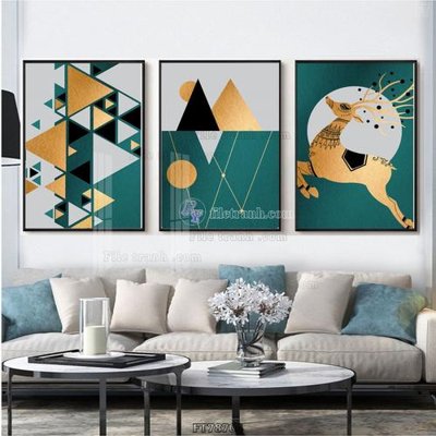 File tranh Tranh treo pha lê gương FT78704 (ảnh gốc) in trần 3D