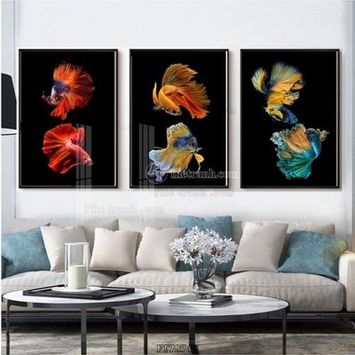 File in trần Tranh treo pha lê gương FT78742 (file gốc) phong thủy