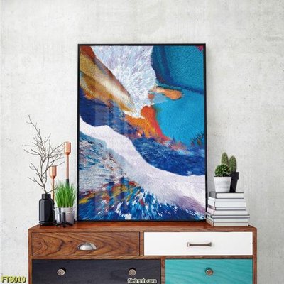 File gốc Tranh trang trí lối vào 1 tấm FT8010 (in lụa) trang trí tường