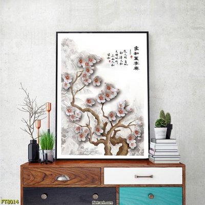 Mua file tranh gốc Tranh trang trí lối vào 1 tấm FT8014 tại Filetranh.com
