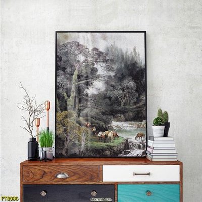 Tải file gốc Tranh trang trí lối vào 1 tấm FT8086 (in khổ lớn) quảng cáo