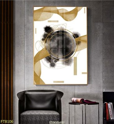 File tranh Tranh trang trí lối vào 1 tấm FT8106 (gốc) in film