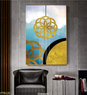 Chi tiết file gốc Tranh trang trí lối vào 1 tấm FT8120 (cho in tráng gương)