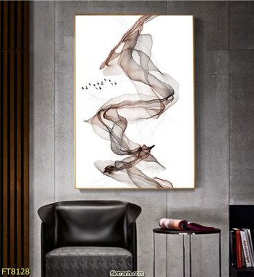 Download file Tranh trang trí lối vào 1 tấm FT8128 (gốc) in mica đèn LED