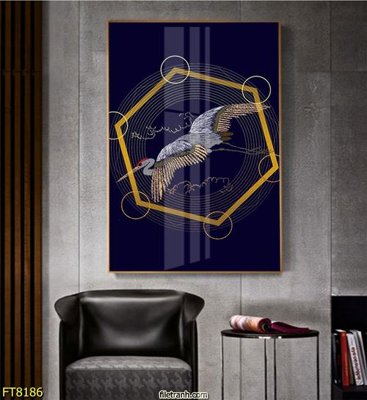 File gốc Tranh trang trí lối vào 1 tấm FT8186 (trang trí) cho phòng khách