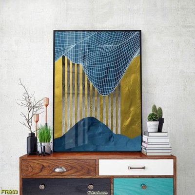 File in mica Tranh trang trí lối vào 1 tấm FT8203 (bản gốc) sắc sảo