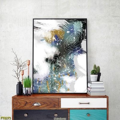 File tranh Tranh trang trí lối vào 1 tấm FT8273 (bản gốc) in canvas