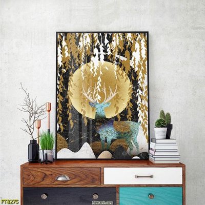 File in ấn Tranh trang trí lối vào 1 tấm FT8275 chuyên nghiệp