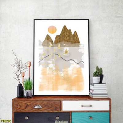 File ảnh Tranh trang trí lối vào 1 tấm FT8296 (gốc) in backdrop sự kiện