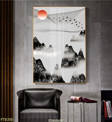 File tranh ảnh gốc Tranh trang trí lối vào 1 tấm FT8356 dùng cho in khổ lớn