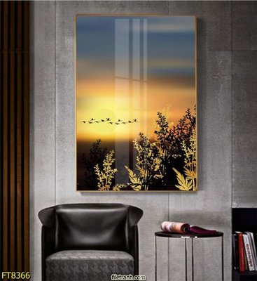 File gốc Tranh trang trí lối vào 1 tấm FT8366 (thiết kế) độc quyền