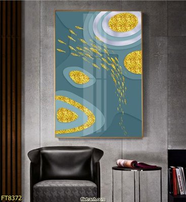 File gốc Tranh trang trí lối vào 1 tấm FT8372 (in tráng gương) sang trọng