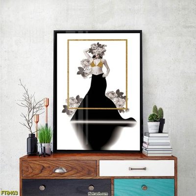 Chi tiết file ảnh Tranh trang trí lối vào 1 tấm FT8403 sắc nét