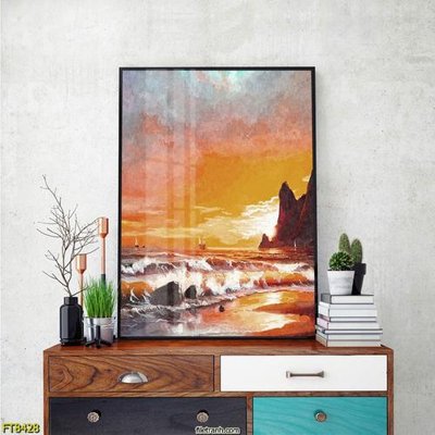 Tải file gốc Tranh trang trí lối vào 1 tấm FT8428 (bản PSD) đầy đủ layer