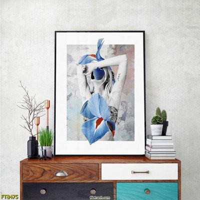 File in trần Tranh trang trí lối vào 1 tấm FT8475 (file gốc) xuyên sáng