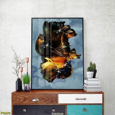 File PSD Tranh trang trí lối vào 1 tấm FT8479 (bản gốc) đã tách nền