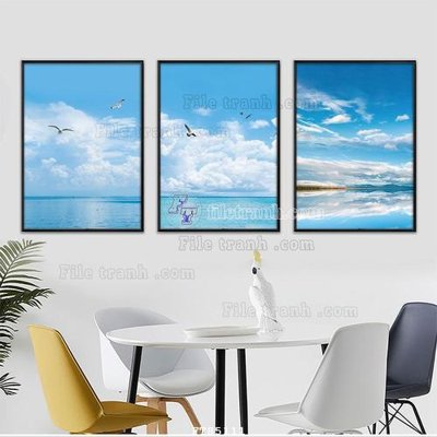 File gốc File tranh hiện đại pha lê gương FT85111 (in lụa) trang trí tường