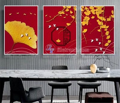 File gốc File tranh hiện đại pha lê gương FT85185 (AI/EPS) cho in ấn