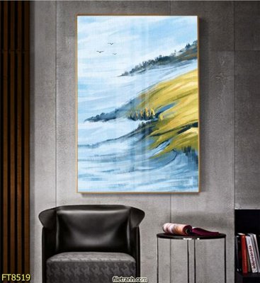 File gốc Tranh trang trí lối vào 1 tấm FT8519 (phong cách) tối giản