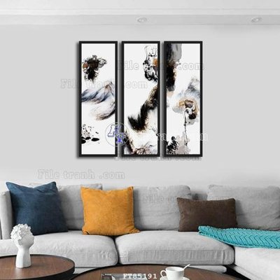 File tranh File tranh hiện đại pha lê gương FT85191 (bản gốc) treo phòng ăn