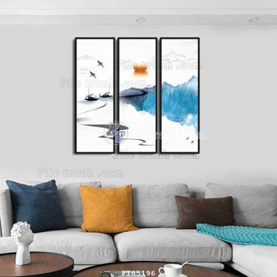 Ảnh gốc File tranh hiện đại pha lê gương FT85196 (siêu chi tiết) để in ấn