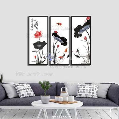 File gốc File tranh hiện đại pha lê gương FT85203 (chủ đề hiện đại) trang trí