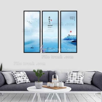 File PSD in ấn File tranh hiện đại pha lê gương FT85216 (chất lượng cao)