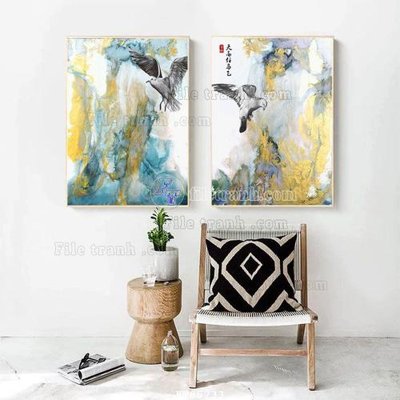 Tải file File tranh hiện đại pha lê gương FT85233 (gốc) in ấn ngay lập tức