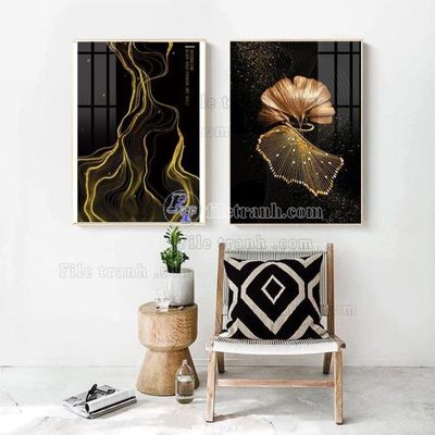 File gốc File tranh hiện đại pha lê gương FT85238 (dành cho trang trí nội thất)