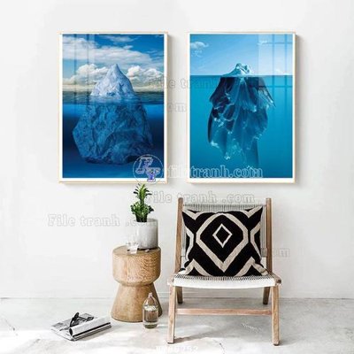 File ảnh File tranh hiện đại pha lê gương FT85252 (gốc) trang trí khách sạn