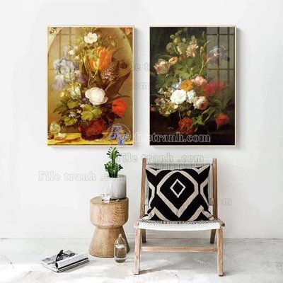 File tranh File tranh hiện đại pha lê gương FT85327 (gốc) chủ đề con người