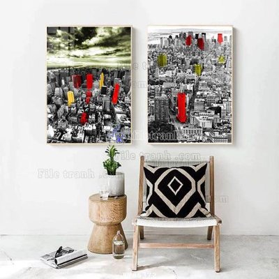 File gốc File tranh hiện đại pha lê gương FT85372 (PNG) trong suốt (transparent)