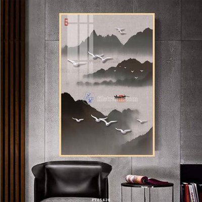 Chi tiết file gốc File tranh hiện đại pha lê gương FT85420 (cho in tráng gương)