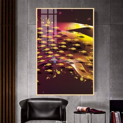 File tranh File tranh hiện đại pha lê gương FT85446 (gốc) chủ đề con người