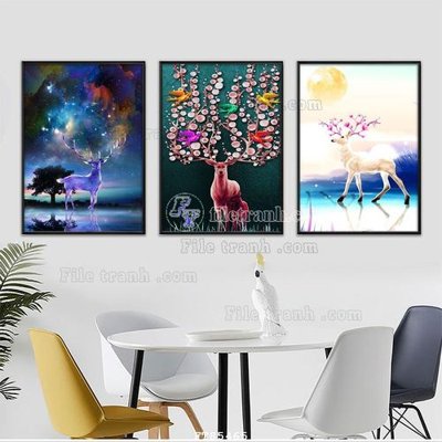 Mua file tranh gốc File tranh hiện đại pha lê gương FT85465 tại Filetranh.com