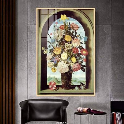 Ảnh gốc File tranh hiện đại pha lê gương FT85471 (độ nét cao) in mica