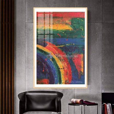 File in trần File tranh hiện đại pha lê gương FT85486 (bản gốc 3D) sống động