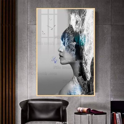 File gốc File tranh hiện đại pha lê gương FT85498 (PNG) chất lượng cao