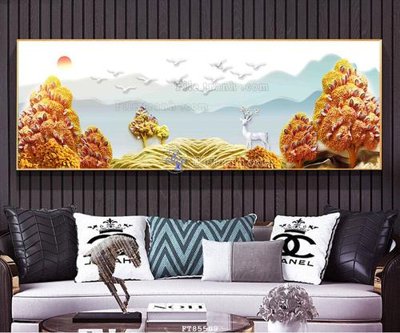 Tệp tin gốc File tranh hiện đại pha lê gương FT85509 (dùng cho in ấn) chuyên nghiệp