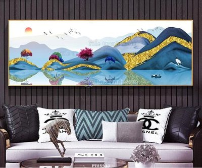 Download file gốc File tranh hiện đại pha lê gương FT85511 (in mica) trong suốt